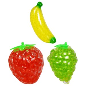 Squishy Toy Fruit, 3x3x3 in.