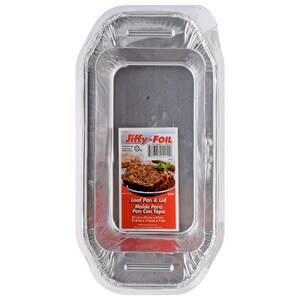 Jiffy Foil Bread Loaf Pans with Lids,