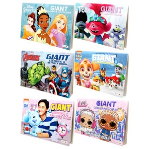 View Licensed Character Giant Coloring Books
