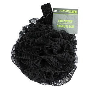 View Black Exfoliating Loofah Mesh Bath