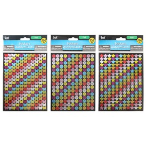 Jot Icon Foil Stickers, 352-ct. & 396-ct. Packs