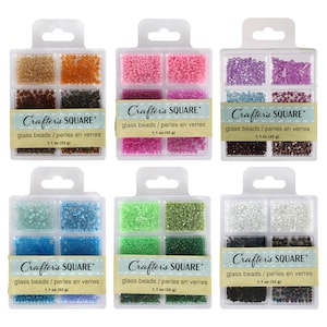 Crafter's Square Bead Tray, 10 x 7  Square bead, Jewelry making tools,  Beaded jewelry designs