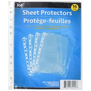 Kakalote Sheet Protectors 100 Pages,A4 11 Holes Punched Pocket