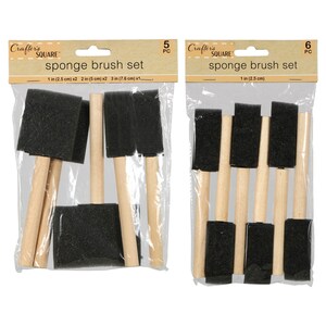 Crafter's Square Sponge Paint Brush Sets