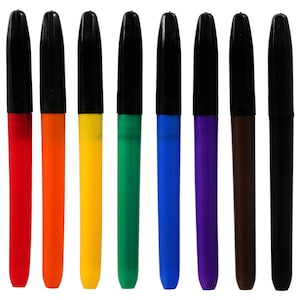 Jot Assorted Permanent Markers, Packs