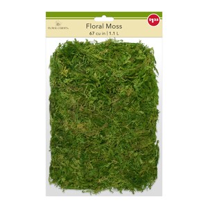 Is the floral moss at Dollar Tree real?