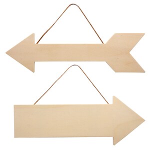 Crafter's Square Wooden Arrows, 12.375x4.75 in.