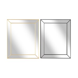 View Rectangular Shaped Beveled Mirror, Assorted