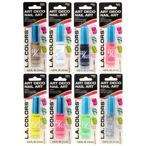 Dollartree Com Bulk L A Colors Assorted Art Deco Nail Art Lacquer