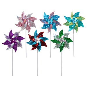 Springtime Plastic Pinwheels,