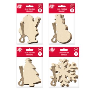 View Crafter's Square Color-Your-Own Ornaments, 8-ct.
