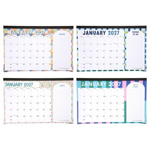 Jot 2027 Desk Calendar, Assorted Designs, 1-ct.