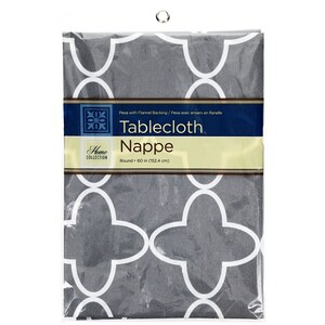Home Collection Patterned Tablecloths with Flannel Backings | Dollar Tree