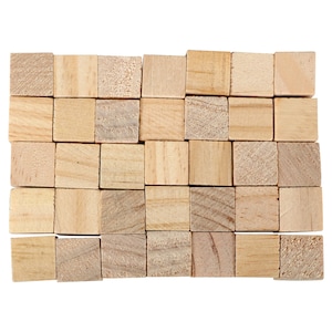 Crafters Square Wood Craft Cubes, 36-ct. Packs
