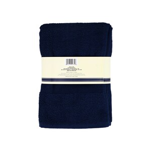 Home Collection Cotton Navy Blue Bath Towels, 1-ct. Pack | Dollar Tree