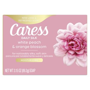 Caress Daily Silk Floral Scented Soap Bars,