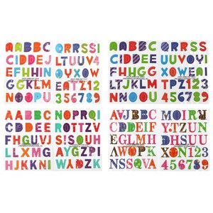 Crafter's Square Foil Alphabet Stickers, 72-ct. Packs