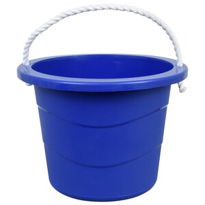 Multipurpose Rope Handle Plastic Bucket 2 5 Gal