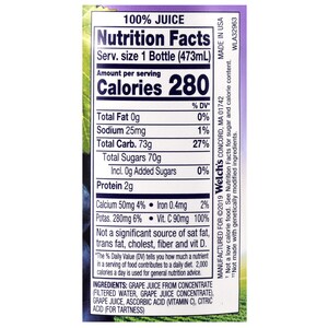 33 Welch Grape Juice Nutrition Label Labels Database 2020