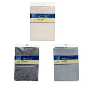 View Home Collection Solid Color Tablecloths