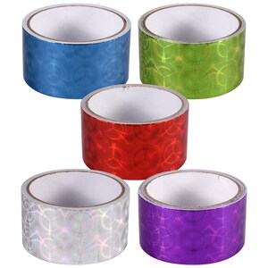 Tool Bench Hardware Colorful Reflective Duct Tape, 15-ft. Rolls at Dollar Tree