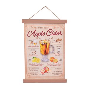 View Rustic Fall Treats Recipe Signs,