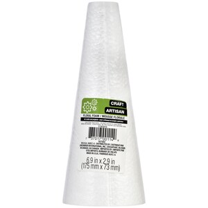 White Foam Cones for Crafts, 4 Assorted Sizes (8 Pack), PACK - Kroger