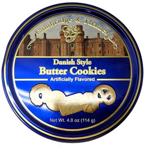 Source round butter cookie tin box on m.