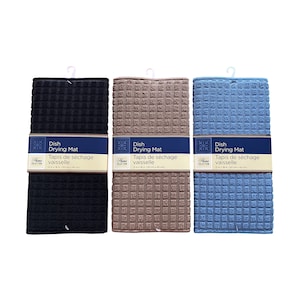 24 Home Collection Assorted Dish-drying Mats, 12 x 18-in. at Dollar Tree
