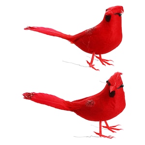 View Christmas House Merry Bird Ornaments,