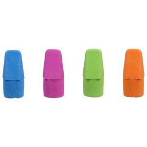 Bulk Jot Brightly Colored Pencil Top Erasers, 40-ct. Packs ...