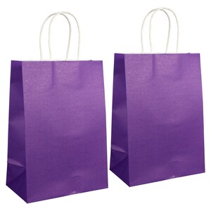Voila Medium White Paper Gift Bags, 2-ct. Packs