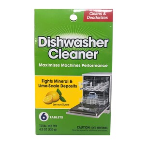 Homebright Lemon-Scented Dishwasher Cleaner Tablets, Pack