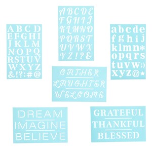 Crafter's Square Assorted Stencil Sheets, 6.125x6.125 in.
