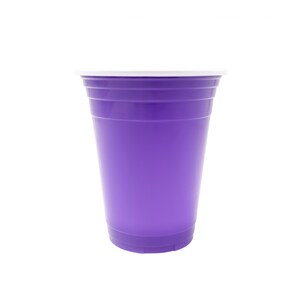 View Paper Party Cups - Purple,