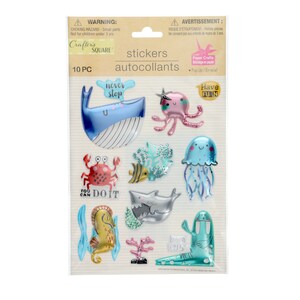 View Crafter's Square Metallic Pop-up Stickers