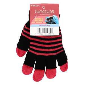 Cooraby 12 Pairs Kids Warm Magic Gloves Teens Winter