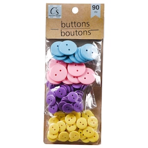 Crafters Square Magnetic Buttons 0.6 in (15 mm) 14 - 0.7 in (18 mm)- 12