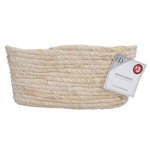 View Woven Straw Basket, 1-ct.