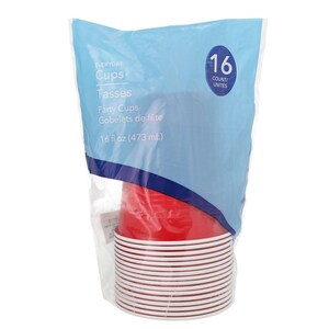 True 7756 16 oz Red Party Cups, Red - Pack of 100, 1 - Smith's Food and Drug
