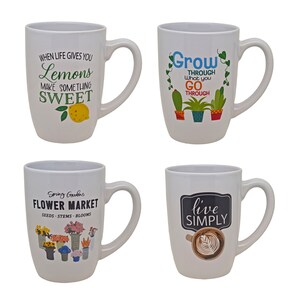 Ceramic Mug With Inspirational Quote, 1-ct.