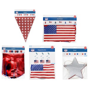View Seasonal Collection Patriotic Hanging Party