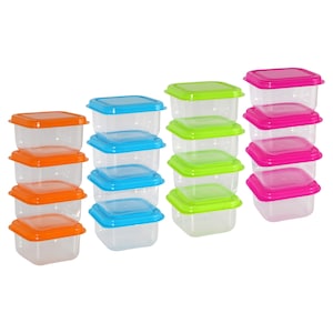 Sure Fresh Plastic Snack Containers with Lids, 4-ct. Packs