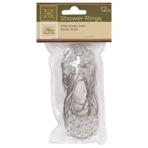 View Home Collection Metal Shower Rings