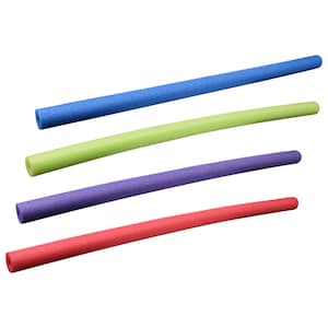 Brightly Colored Foam Pool Noodles, 47 in.