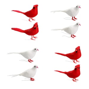 View Christmas House Merry Bird Ornaments,