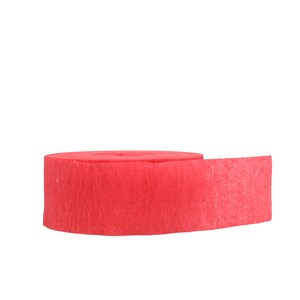 Pink Crepe Paper Streamer, 175-ft. x 1.75-in.