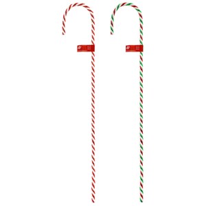 Christmas House Giant Twisted Plastic Candy Canes, 32 in.