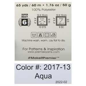 View Premier Just Chenille Aqua Blue