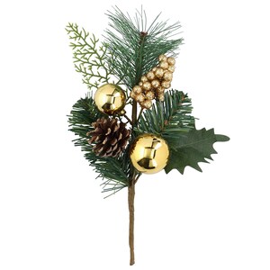 View Christmas House Artificial Floral Picks,